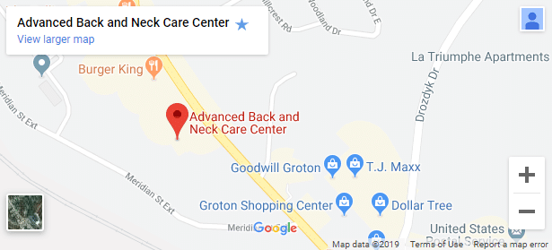 Map of Groton CT Chiropractic